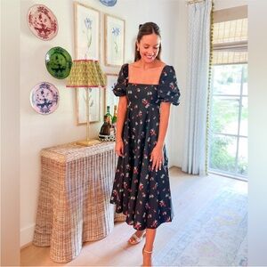 Hill house Matilda dress Floral Puff Sleeve Dress